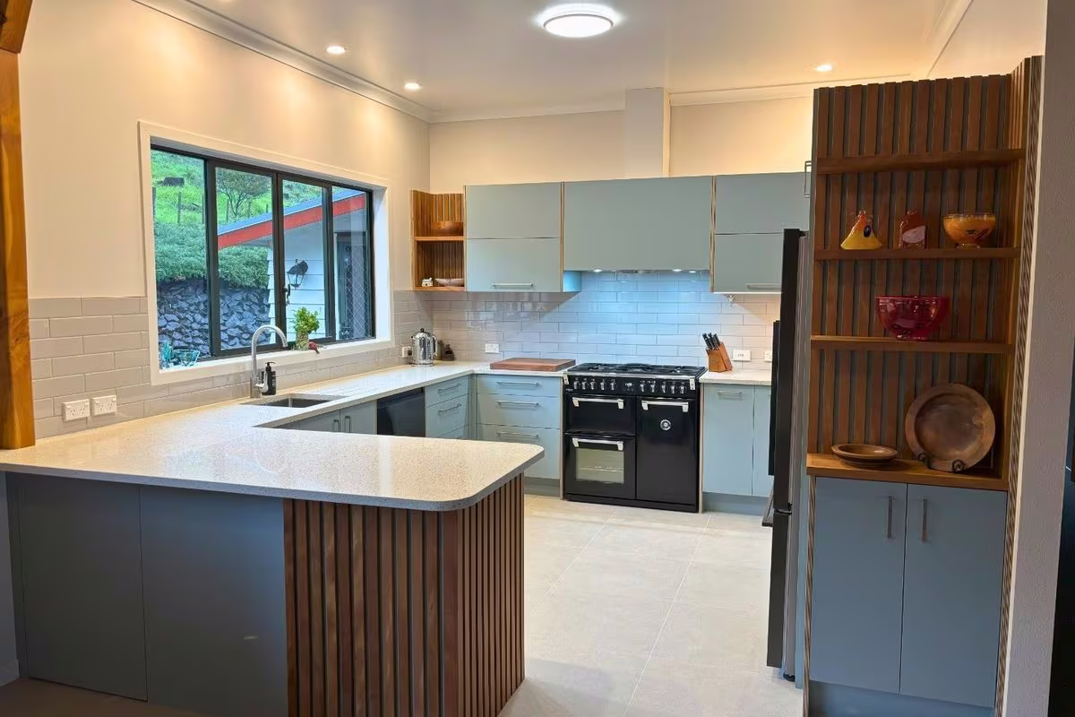 Custom cabinetry by Kamo Kitchens, Whangarei